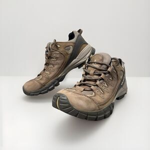 Vasque Womens Shoes Brown 8.5 M Leather Mantra Comfort Hiking Trail Sneakers